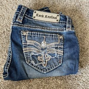 Rock revival raven skinny jeans